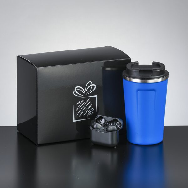 RELAX SET II: COFFEE MUG 350 ml AND TWS DYNAMIC EARBUDS